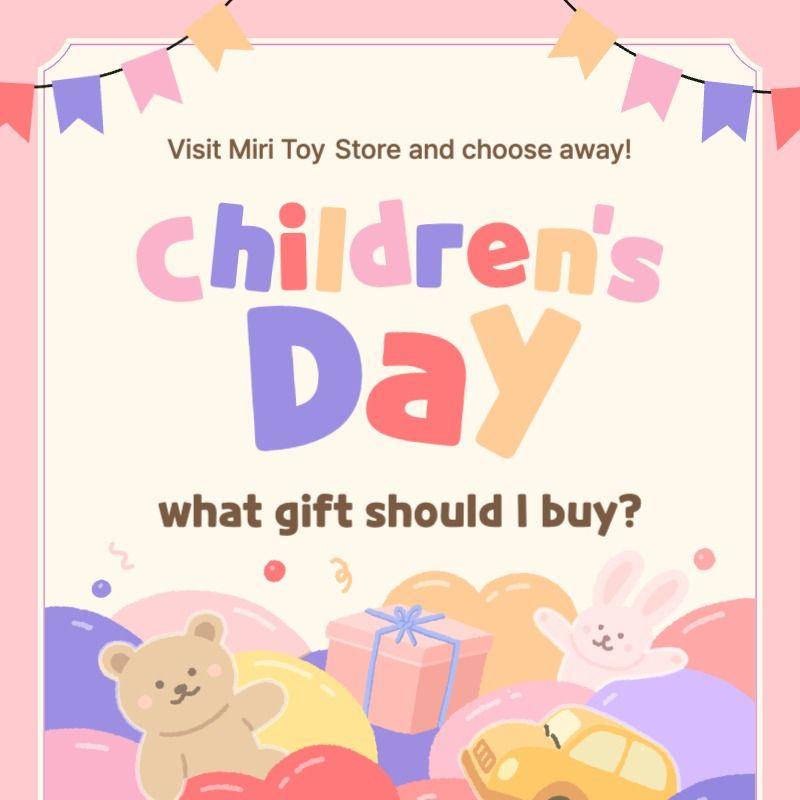 Promote a cute yellow and pink Children's Day toy promotion